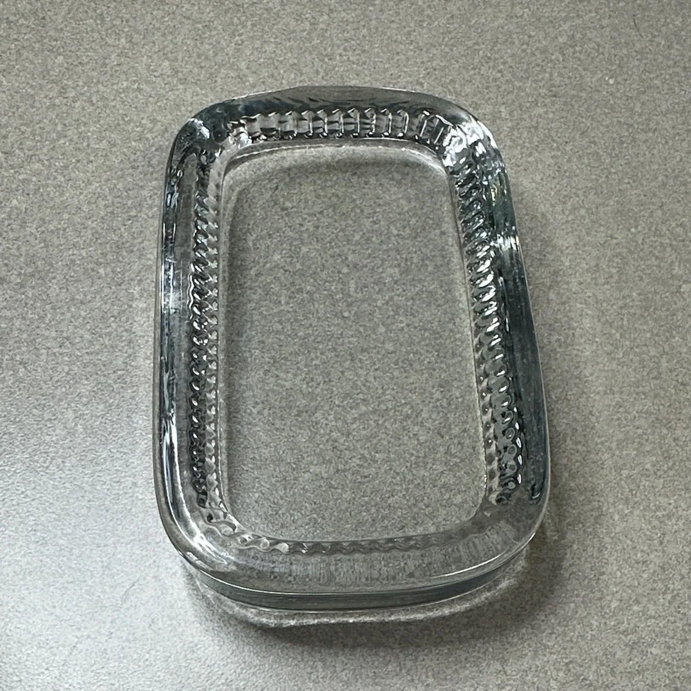 19th Century Clear Cut Glass Soap Dish